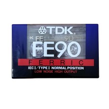 Tdk cassette tape fe90 - tdk, 90