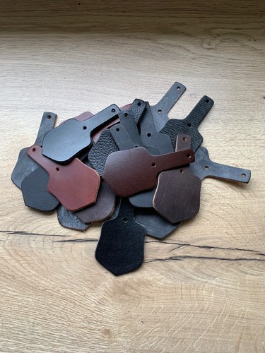 Leather key ring - key,