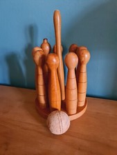 Antique Wooden Skittles Carpet