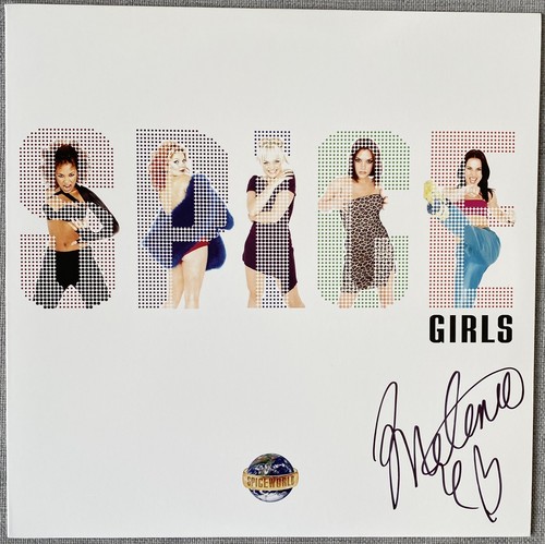 Sporty spice melanie signed - c,