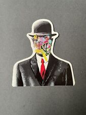 Martin Whatson ‘Son of Man’ René Magritte Sticker 10 X 9cm
