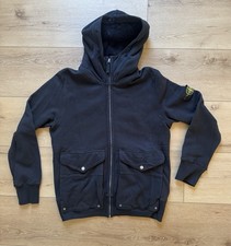 Stone Island Zip Up Fur Hoodie