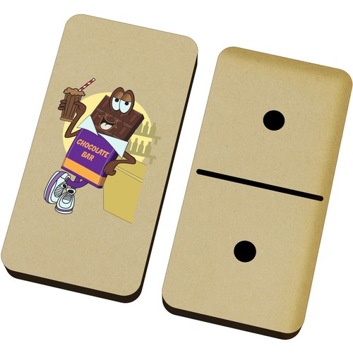 Chocolate bar domino set - 'chocolate,