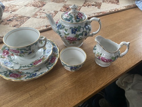 Floradora booths tea set - booths,