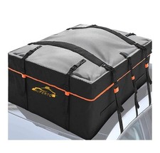 600D PVC Car Roof Bag 5.7 m³ Waterproof with NonSlip Mat All Cars with Roof Bars