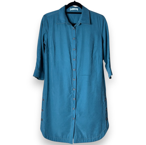 Asil line women teal button - asil,