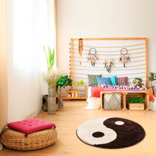 Yin Yang Cosy Area Rug Round