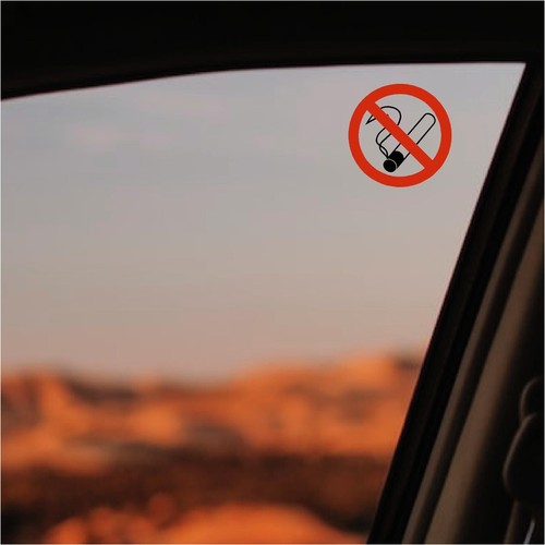 Smoking stickers 75mm - x,