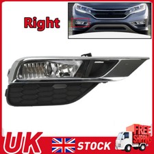 Fits  Honda CRV CR-V MK4  Fog Light Lamp +Grille Trim Right/O/S Driver 2015-2018
