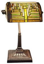 TIFFANY STYLE BANKERS TABLE