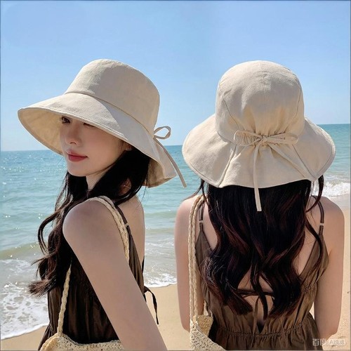 Women large brim bow - large, sun