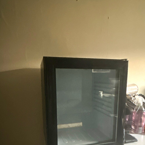 Black tabletop mini fridge - black,