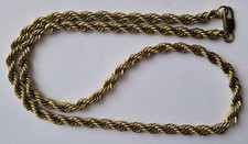 Vintage 60cm Gold Tone Rope