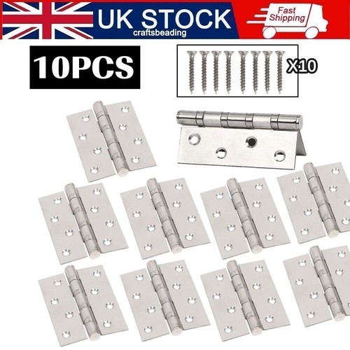 10x internal door hinges ball - 10x,