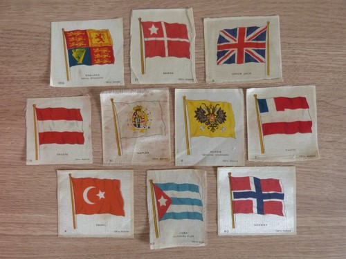 Silk cigarette cards - 10,