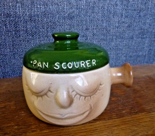 Vintage sylvac pan scourer - vintage,