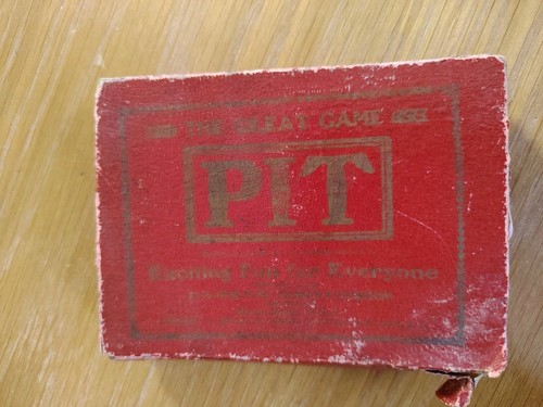 Antique pit card - game,, parker