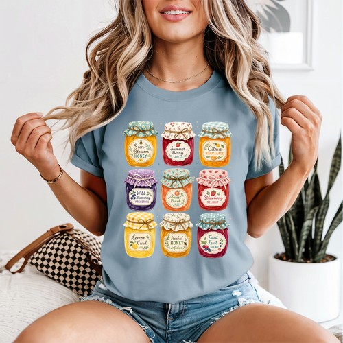 Vintage jam jar womens - vintage, t-shirt