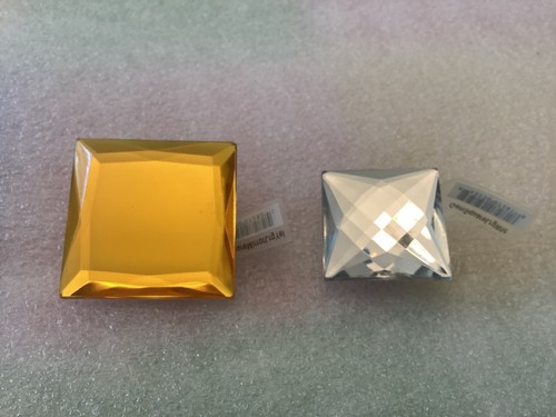 Gem large square yellow - gem,