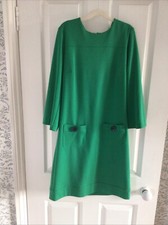 Dickins and  Jones Green 60s style Mini-Dress, Christmas Party, 8 Bought in JL