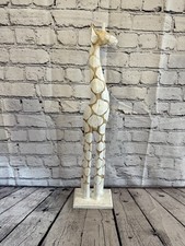 60cm White Dot Painted Wood