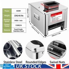 220V Electric Meat Slicer 7mm Kitchen Chopping Cutting Machine For Commercial