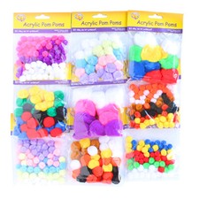 Acrylic Pom Poms - One Pack