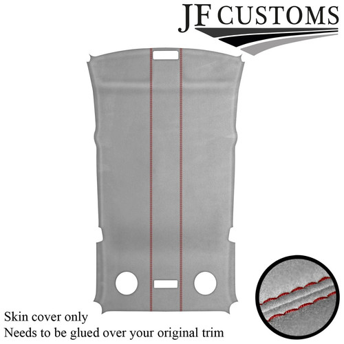 Red stitch grey luxe - stitch,