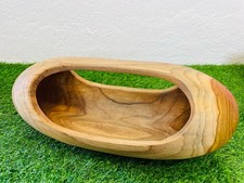 Garden Trug Basket Flower Wooden Rustic Teak Basket With Handle Display