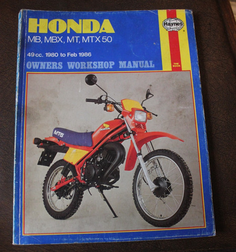 Honda mbx mtx - mb, haynes