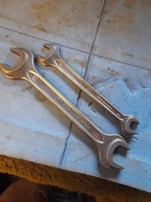 DIN 895 METRIC SPANNERS FOR VINTAGE CAR TOOLKIT. 10 X 13. 17 X 19. WEST GERMANY 