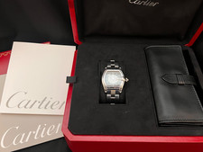 Cartier Roadster Men's Black Watch with White Hour Marker - 2510