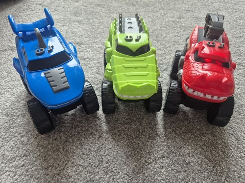 Monster truck dinosaur shark - truck,