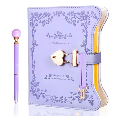 Diary with lock for girls - diary,