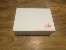 2 X Cult Beauty Empty Gift Storage Box White With Shredded Paper 24 X 17.5 X 9cm