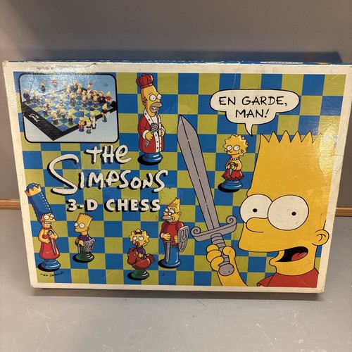 The simpsons chess - simpsons, 3d