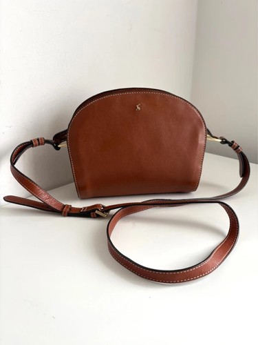 Joules brown leather crossbody