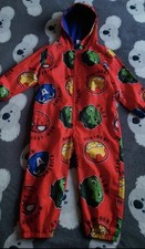 Marvel Superheroes Puddlesuit 4-5 Years Excellent Condition Never Worn