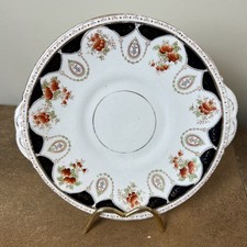 Antique Edwardian, Imari Style, Bone China Cake or Sandwich Plate