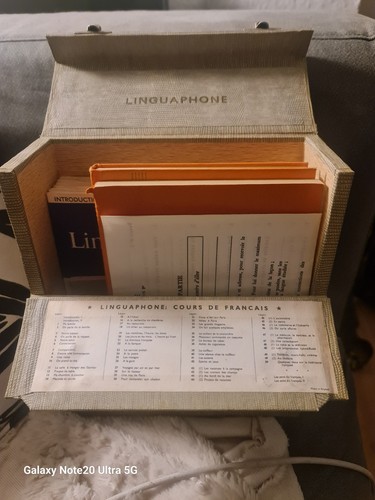 Vintage linguaphone french - linguaphone,