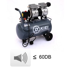 25 Litre 2.5HP 8CFM Garage Shop Quiet 60dB Air Compressor Portable Oil Free Pump