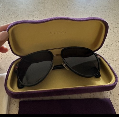 Gucci gg0447s 145mm sunglasses - gucci,