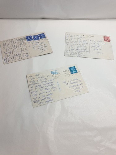 Vintage postcards halls - vintage, family