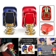 2Pcs Quick Release Battery Terminals Clamps Car Caravan Boat Low Profile 12V