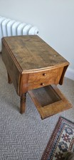 Victorian Antique French small Drop Leaf Table 
