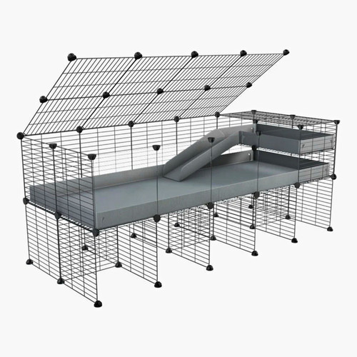 Tier modular steel - 2-tier, grid