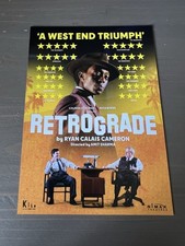 RETROGRADE by Ryan Calais Cameron 2025 London Apollo Theatre Flyer Handbill