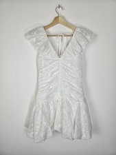 ML - Monique Lhuillier - Ruched Puff Dress - Size 8