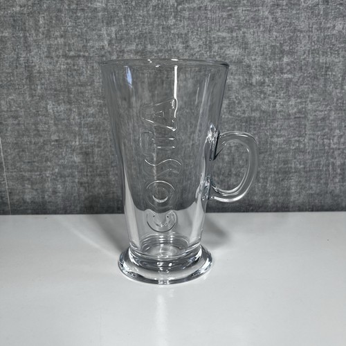 Costa coffee clear glass - clear, latte