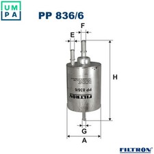 FUEL FILTER PP 836/6 FOR SEAT